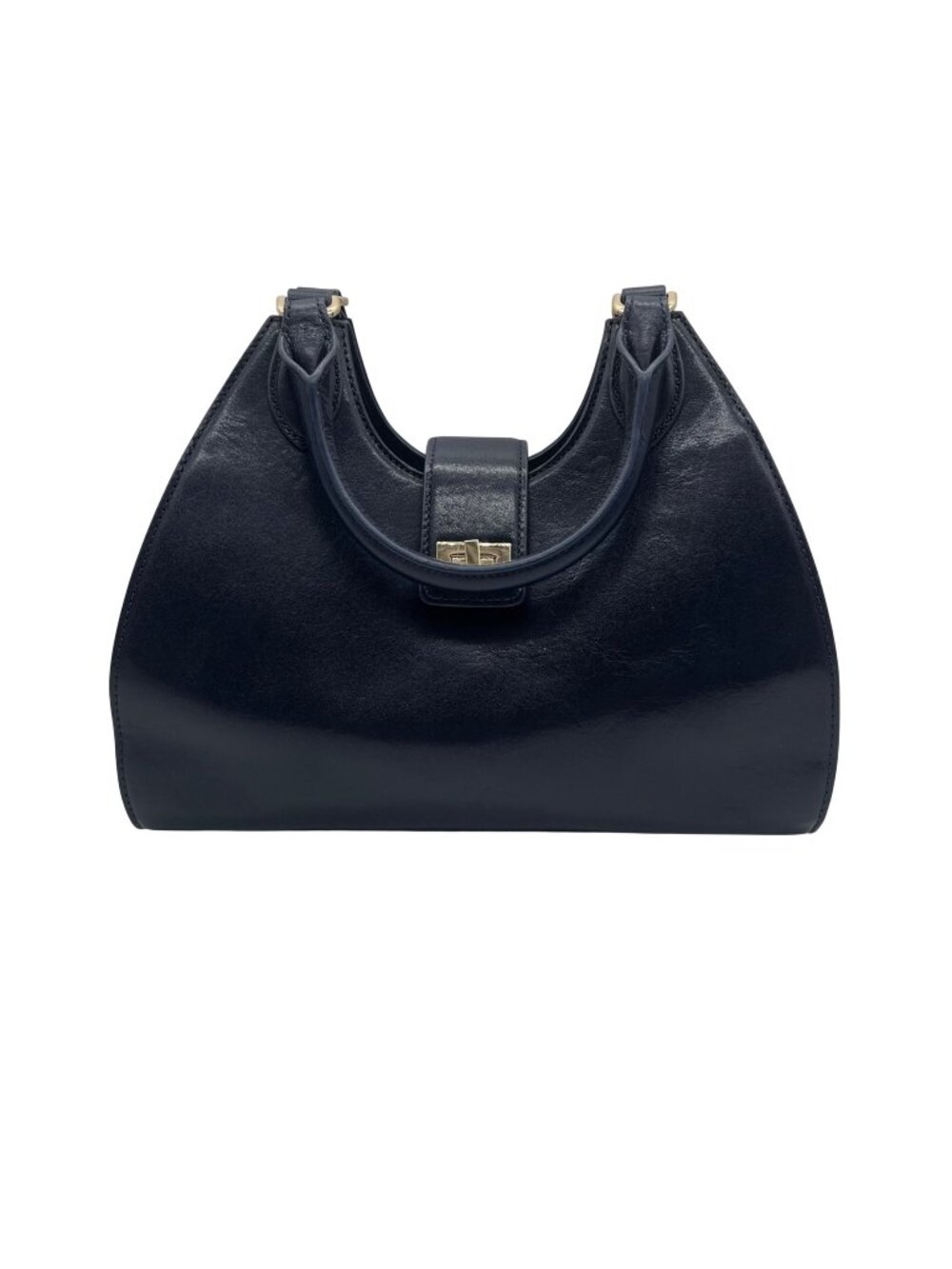 Brahmin Blue Leather Shoulder Bag
